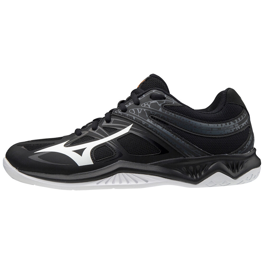 Scarpe Pallavolo Mizuno Thunder Blade 2 Uomo - Nere/Bianche - 63918-DXBS